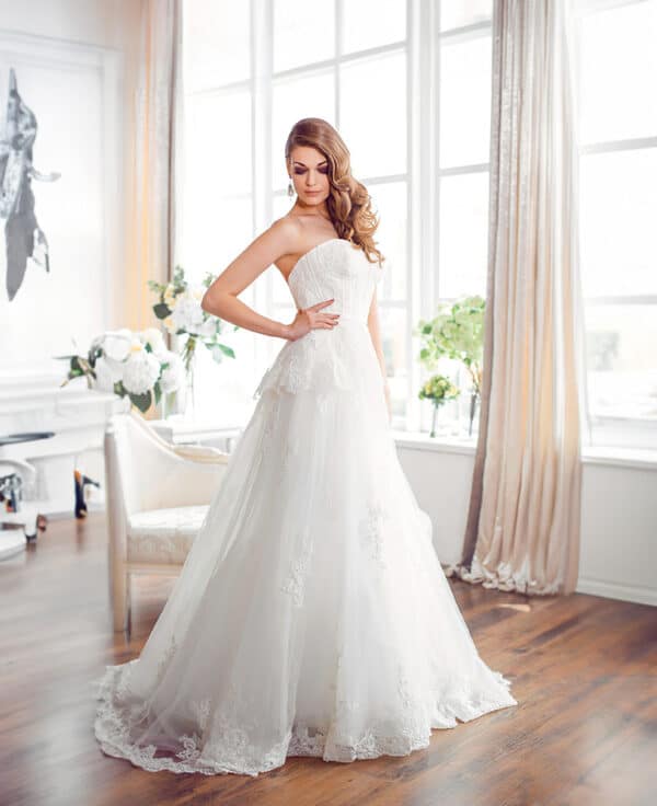 Wedding-Dresses-Bride-bridal--a-line