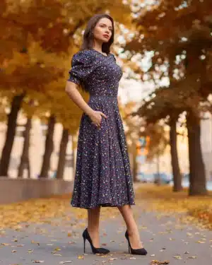 wedding guest dresses flowering a line